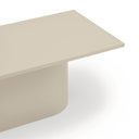Mesa de centro rectangular TOTEM de 110 cm, en arena – Teulat