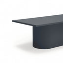 Mesa de centro rectangular TOTEM de 110 cm, en gris antracita – Teulat