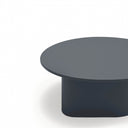 Mesa de centro redonda TOTEM de 110 cm, en gris antracita – Teulat