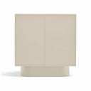 Mueble auxiliar alto TOTEM de 110 cm con 2 puertas, en arena – Teulat