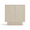 Mueble auxiliar alto TOTEM de 110 cm con 2 puertas, en arena – Teulat