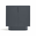 Mueble auxiliar alto TOTEM de 110 cm con 2 puertas, en gris antracita – Teulat
