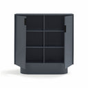 Mueble auxiliar alto TOTEM de 110 cm con 2 puertas, en gris antracita – Teulat