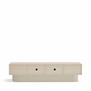 Mueble TV TOTEM de 200 cm con 4 puertas, en arena – Teulat