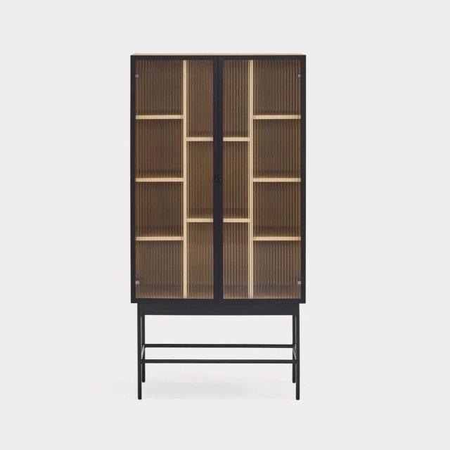 Mueble auxiliar Blur en roble con 2 puertas