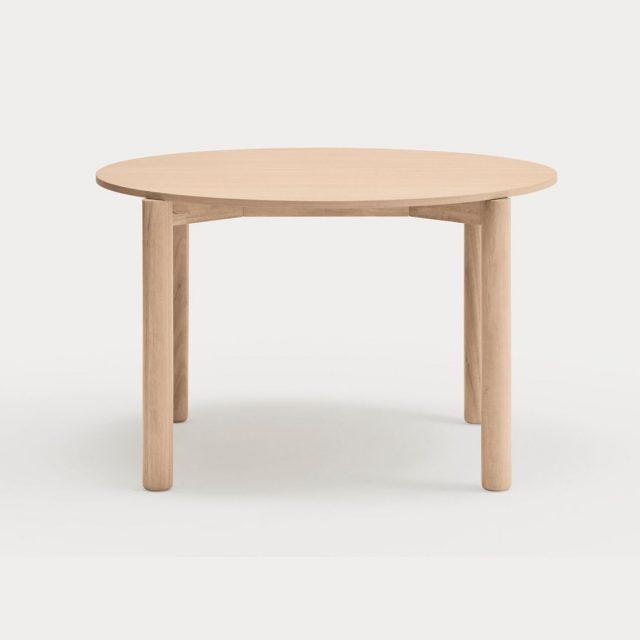 Mesa de Comedor Redonda Atlas color madera natural