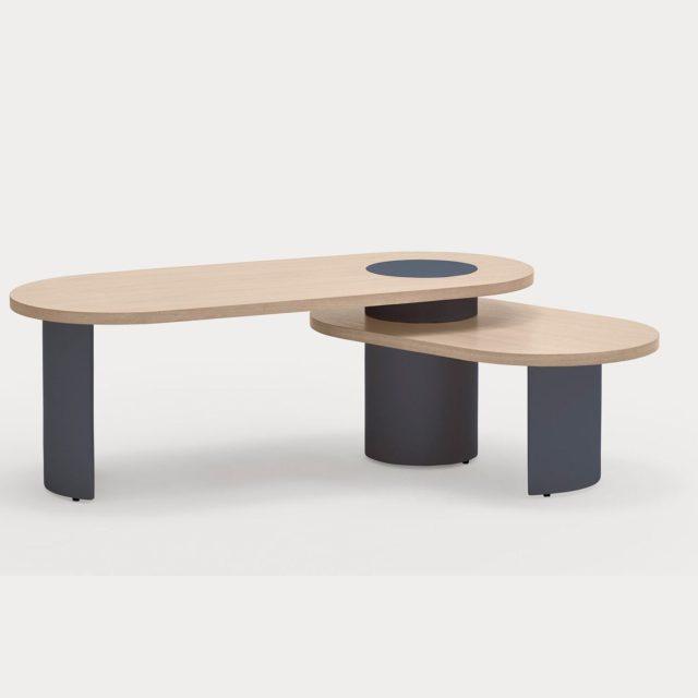 Mesa de centro NORI azul