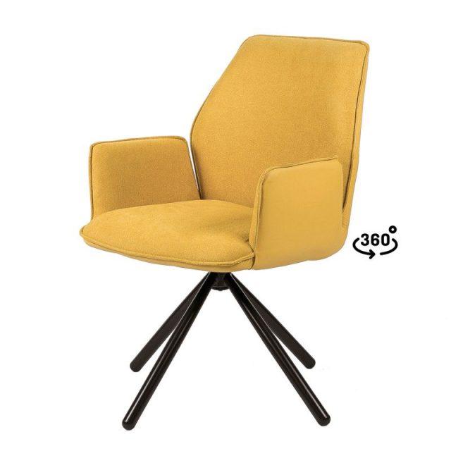 Silla Carlyn Mostaza