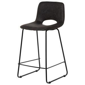 Taburete Bajo Alfie Gris Oscuro