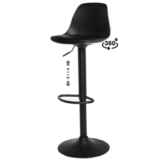 Taburete SADIE negro