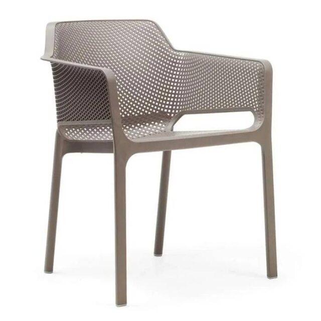 Silla NET tortora para exterior