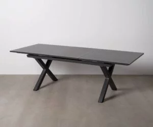 mesa de comedor extensible TRENTO Antracita