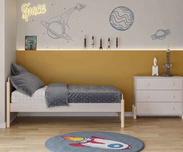 Cama Infantil DORA 90cm Crema