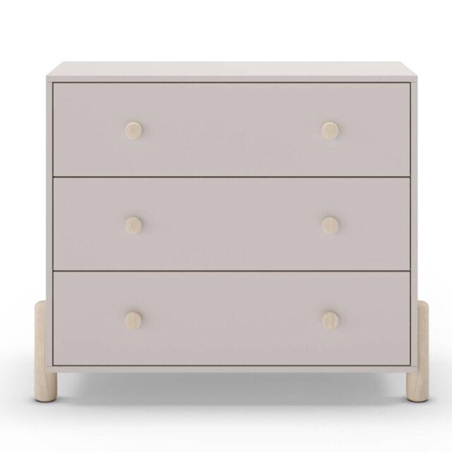 Cómoda Dora 3 Cajones Crema