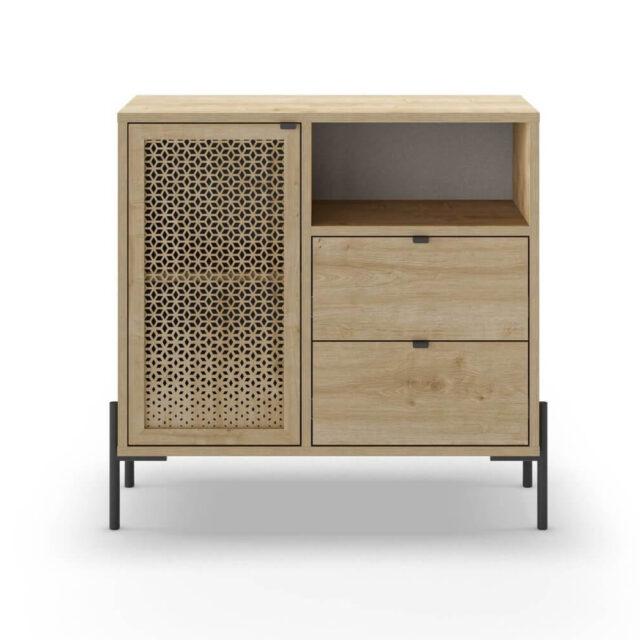 Mueble auxiliar INCA 1 Puerta 1 Hueco y 2 Cajones