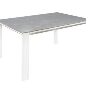 Mesa Extensible JANET 140 -240 gris y blanca