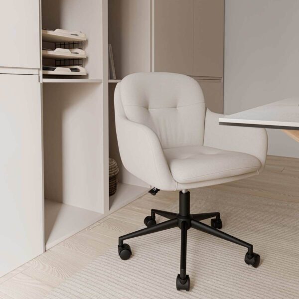 Silla de oficina ONTARIO beige