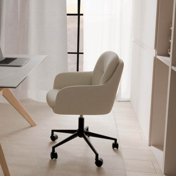 Silla de oficina ONTARIO beige