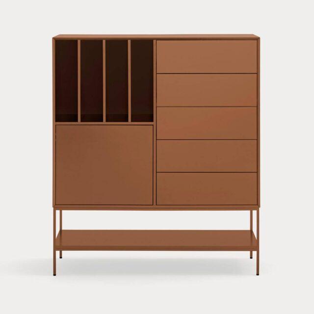 Mueble auxiliar PLATT color arcilla