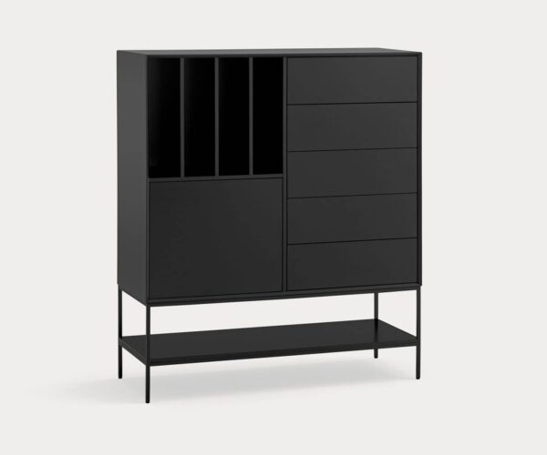 Mueble auxiliar PLATT color negro