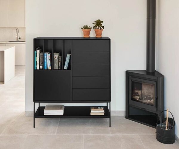 Mueble auxiliar PLATT color negro