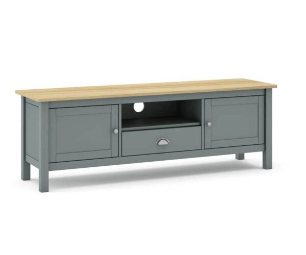 Mueble TV MUSGO kaki y roble