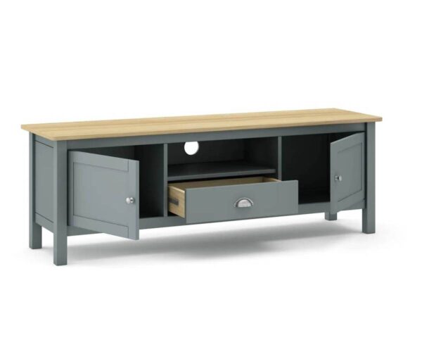Mueble TV MUSGO kaki y roble