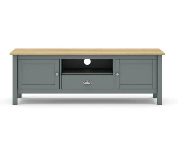 Mueble TV MUSGO kaki y roble