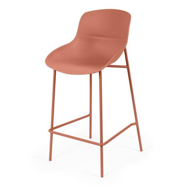 Taburete Bajo Fabian terracota