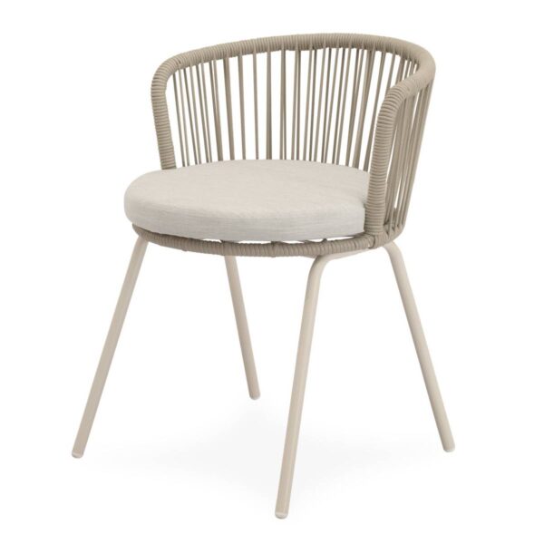 Silla de exterior Vilma Beige