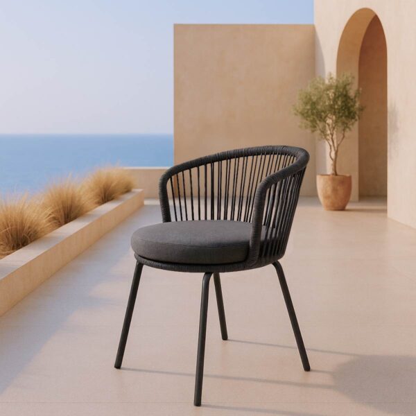 Silla de exterior Vilma Gris