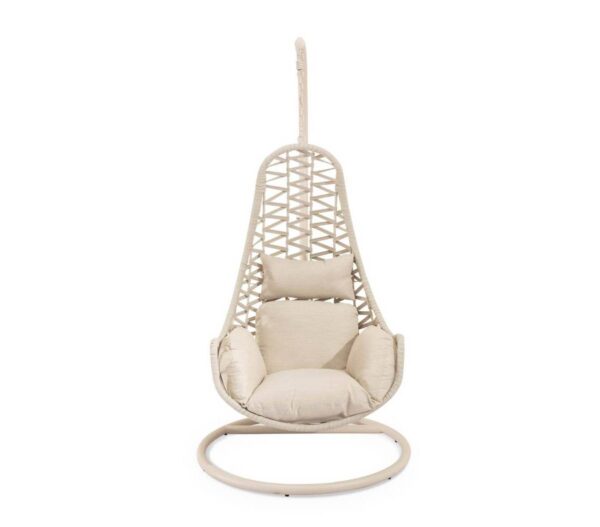 Sillón colgante de exterior CONSTANZA beige