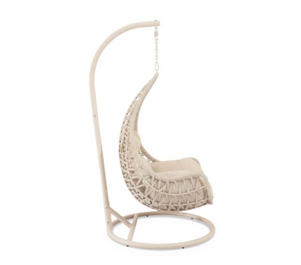 Sillón colgante de exterior CONSTANZA beige