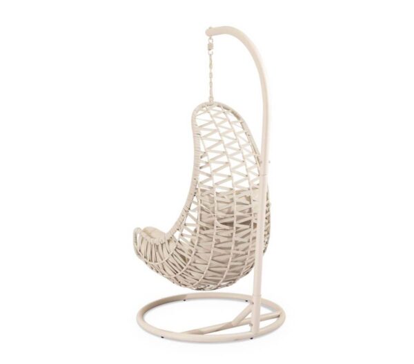 Sillón colgante de exterior CONSTANZA beige