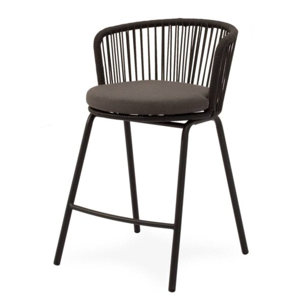 Taburete de exterior Pierre Gris
