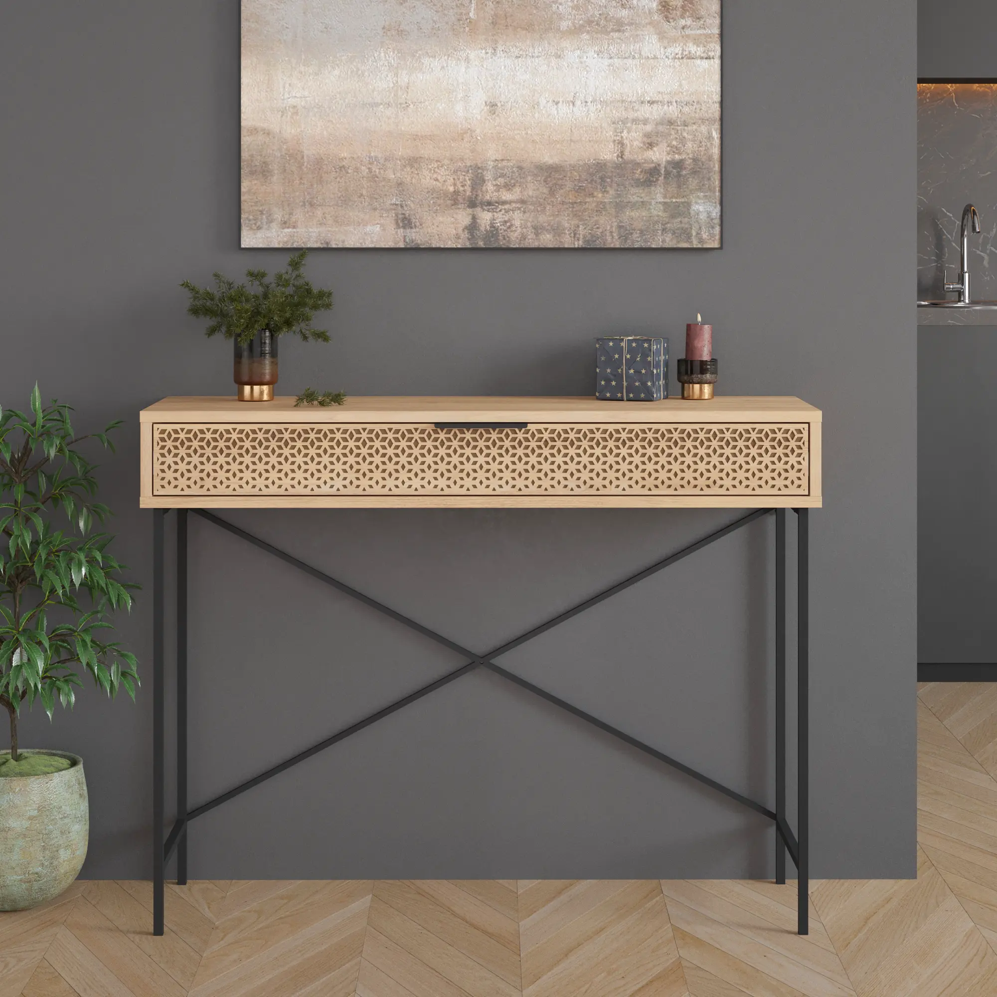 Consola ECRIN con un cajón