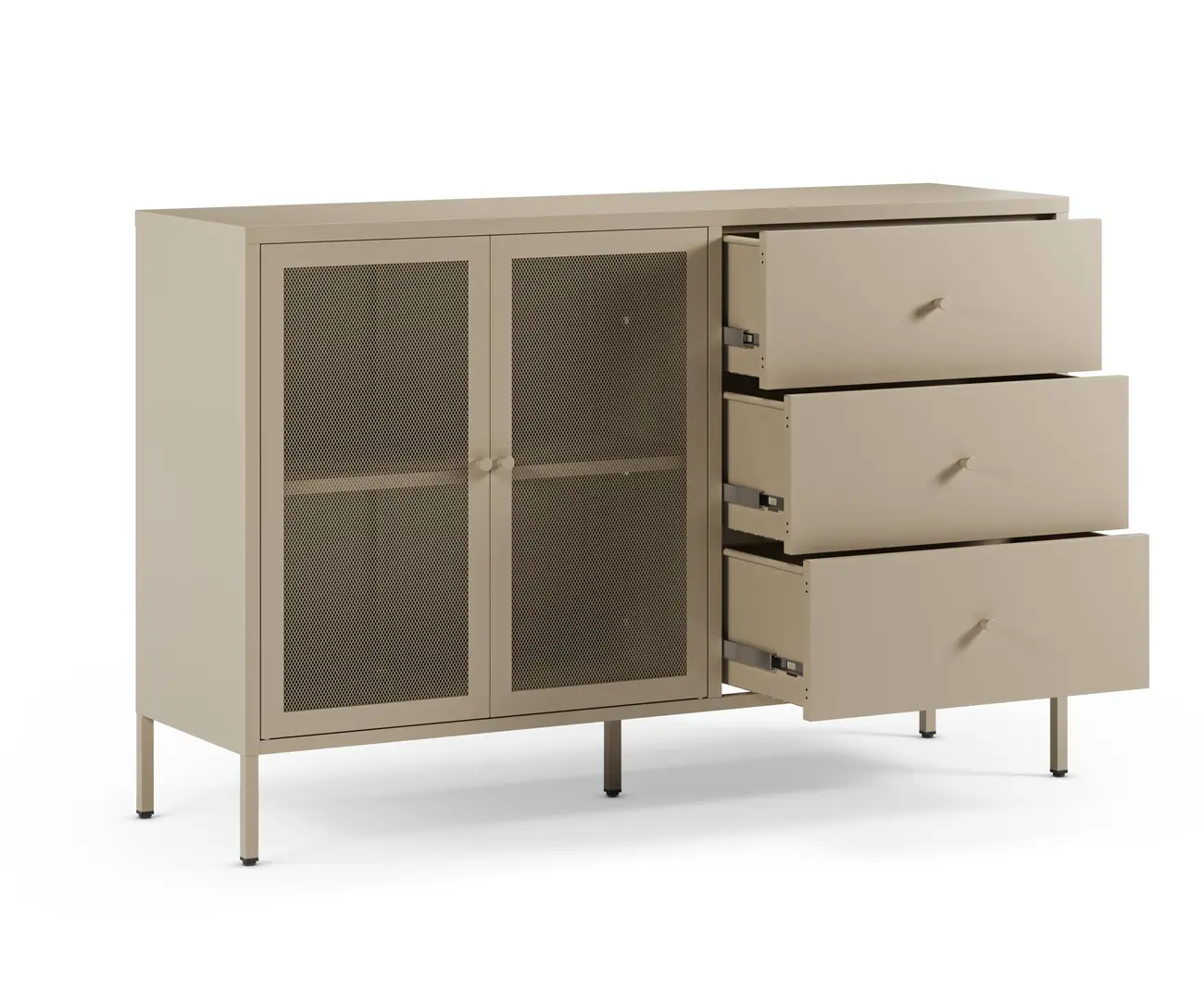 Aparador TANA 2P3C 140cm beige