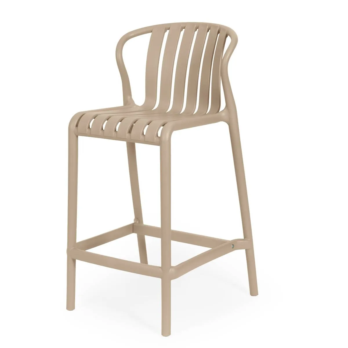 Taburete bajo BASTIAN beige