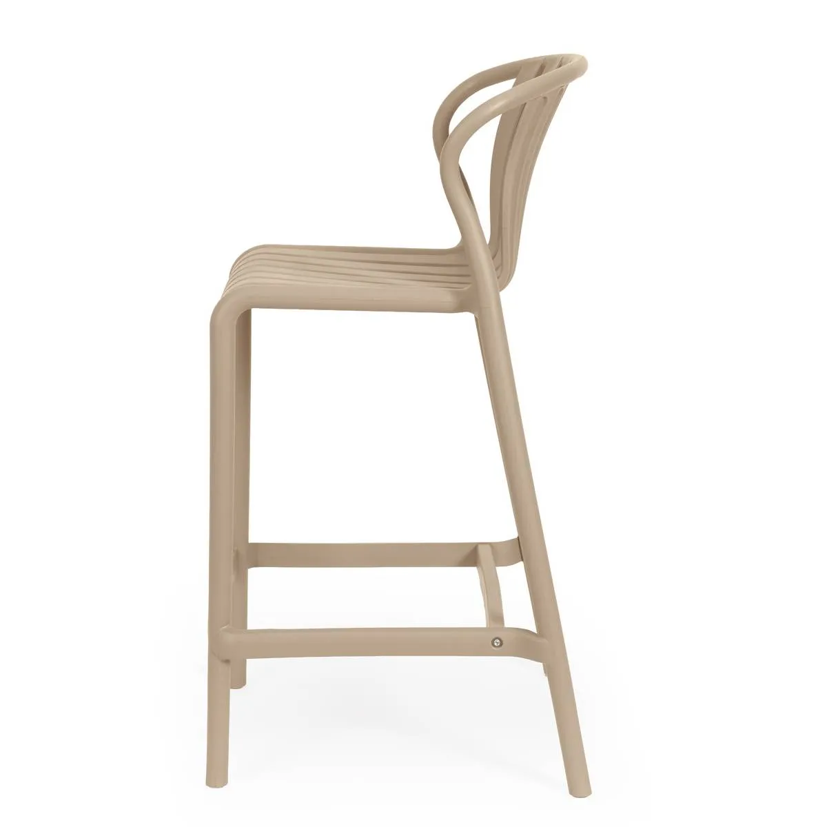 Taburete bajo BASTIAN beige