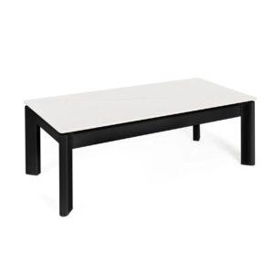 Mesa centro elevable ROLAND blanca y negra