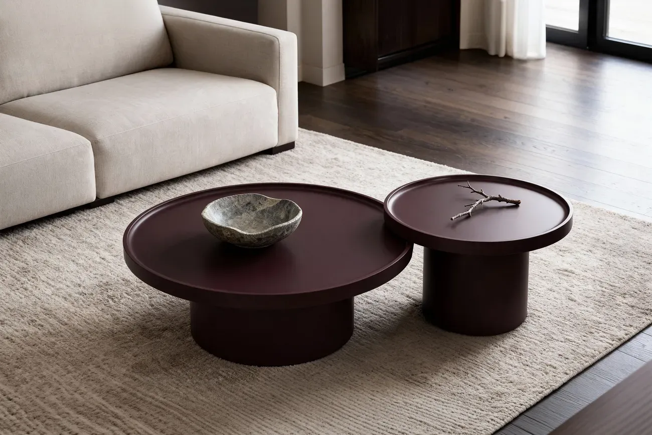 Mesa de centro WARREN terracota